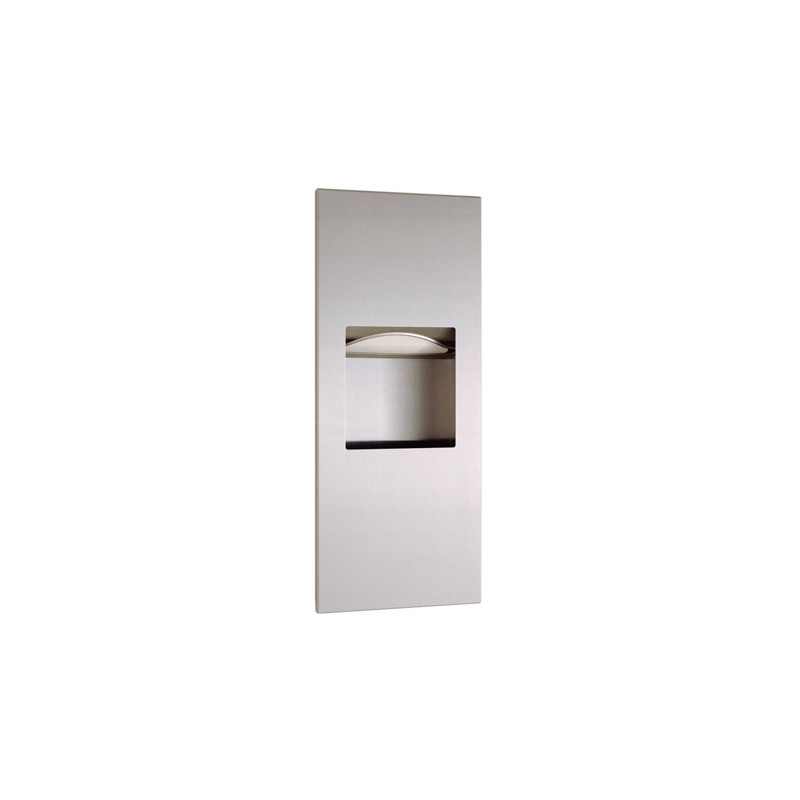 Photo Unit paper towel dispenser and waste bin  stainless steel BO-36903