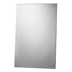 Unbreakable mirror in stainless steel invisible fixation