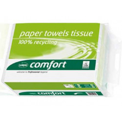 Papier essuie-mains pour distributeur feuille à feuille