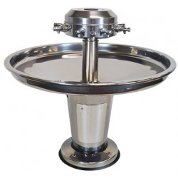 Miniature-0 Lavabo fontaine inox circulaire sur pied LAGOON LC-04
