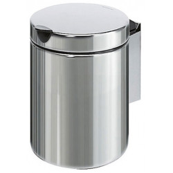 Mini waste bin wall fixation stainless steel 3L with lid