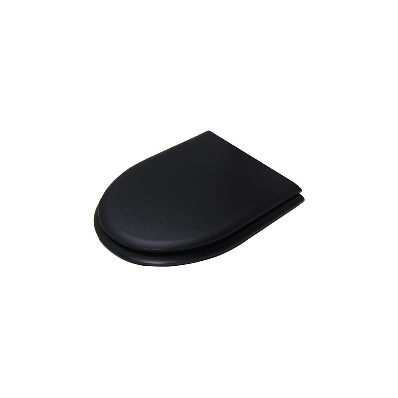 Photo Black toilet seat with lid WC-WD