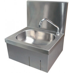 Hand wash stainless steel mural hygienic knee control