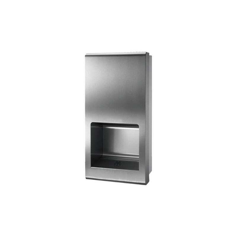 Photo Semi-recessed high-speed hand dryer in stainless steel vandal proof SM-3005