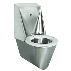 Miniature-1 WC wall-mounted stainless steel self cleaning seat and automatic flush SUP1100-SUP1066