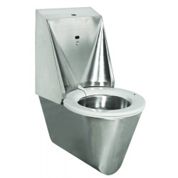 Miniature-1 WC suspendu inox siège autonettoyant et chasse automatique SUP1100