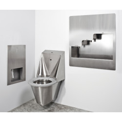 Miniature-2 Automatic toilet stainless steel for public areas SUP1100