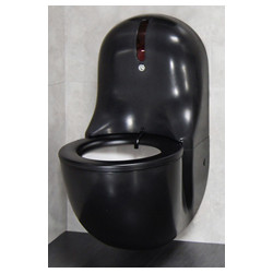 Miniature-4 WC toilet lid automatic HYGISEAT black SUP1500-SUP1065