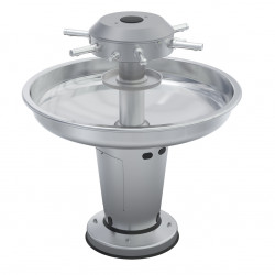 Miniature-2 Fountain wash basin stainless steel circular on foot LAGOON LC-04
