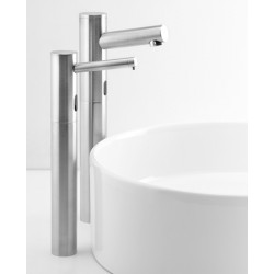 Miniature-1 Extended faucet long spout automatic ELITE water and soap brushed finish matte black RES-75-R