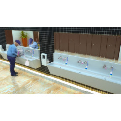 Miniature-1 Distributeurs savon muraux automatiques avec réservoir centralisé RES-790L
