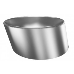 Vanity bowl to be placed design stainless steel PISA