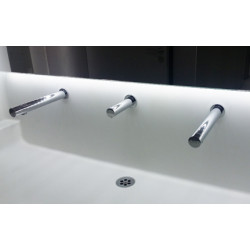 Miniature-2 Professional faucet wall mounted for wash basin automatic AKWALINE and soap RONDEO RES-140
