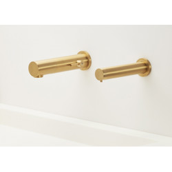 Miniature-4 Electronic mixing tap wall mounted  gold matte finish RONDEO RES-35