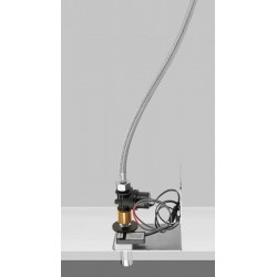 Miniature-1 Robinet électronique derrière miroir bec vertical sur pile ou transformateur RES-88