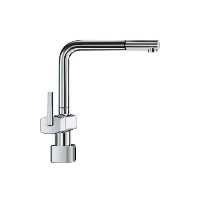 Photo Automatic kitchen faucet with mixing tap PUREA long spout REW-05