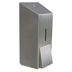 Miniature-0 design soap dispenser for collective facilities in stainless steel MDS-101
