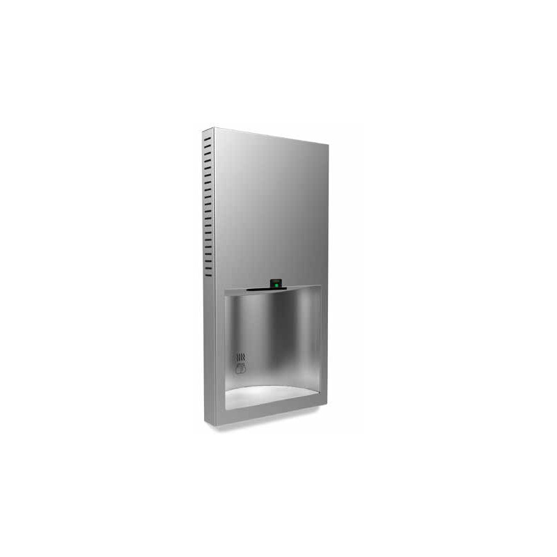 Photo Recessed electric hand dryer design in stainless steel SM-3725