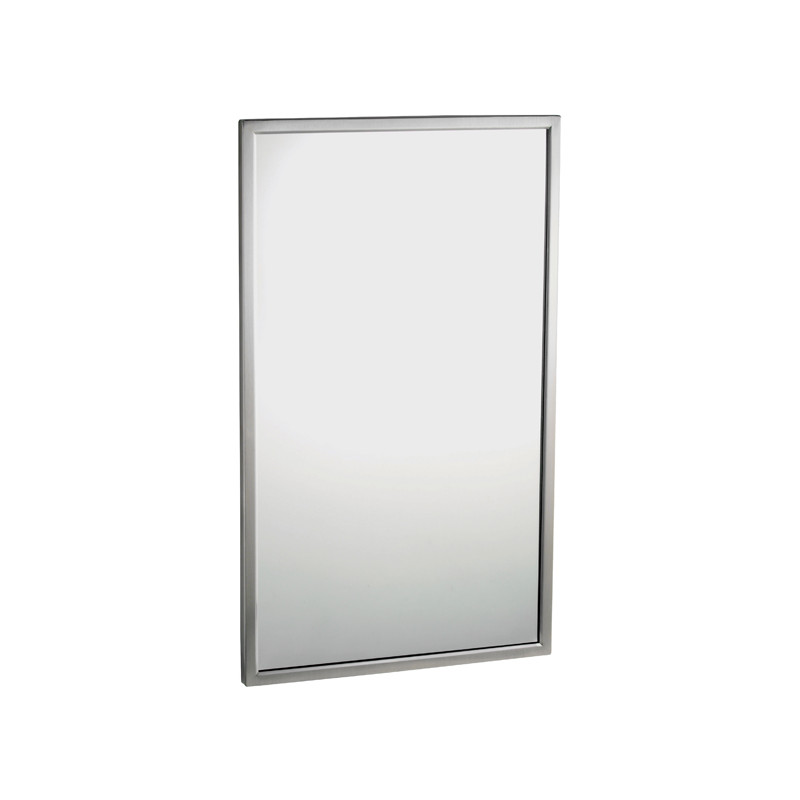 Photo Mirror with frame welded stainless steel B-290 1830