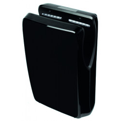 Miniature-1 Electric hand dryer black pulsed air vertical SM-ATB