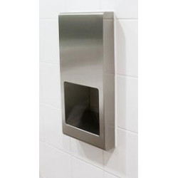 Miniature-1 Recessed electric hand dryer in stainless steel SM-3005