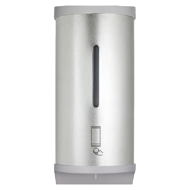 Photo Automatic foam soap dispenser stainless steel mural, by battery or mains operated DS-21