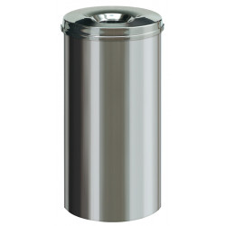 Miniature-2 Paper bin anti fire stainless steel 50 L V77.7