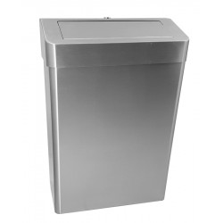 Miniature-1 Bin with push flap 25L and lock for collectivities AS-356