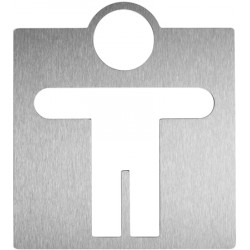 Miniature-1 Symbole WC homme inox WAC-230