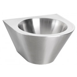Wash basin mural stainless steel vandal proof for collective spaces