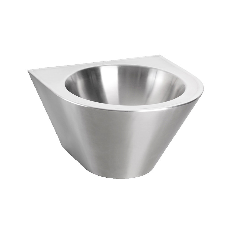 Photo Wash basin mural stainless steel vandal proof for collective spaces LM-009-S