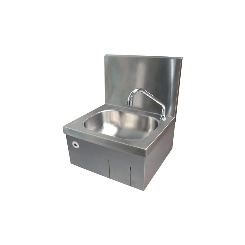 Photo Hand wash stainless steel mural hygienic automatic by detection infrared presence LVM-122-T