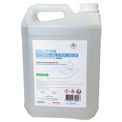 Solution hydro-alcoholic tank of 5L Made in France