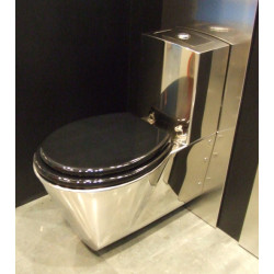 Miniature-0 WC inox suspendu avec réservoir intégré tout-en-un IN-218