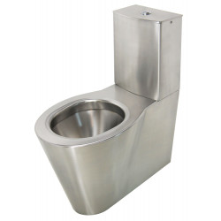 Miniature-1 Toilettes acier inox design avec réservoir sortie horizontale ou verticale IN-101