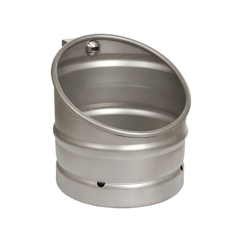 Photo Urinal beer keg design stainless steel with automatic trigger UR-30-ET