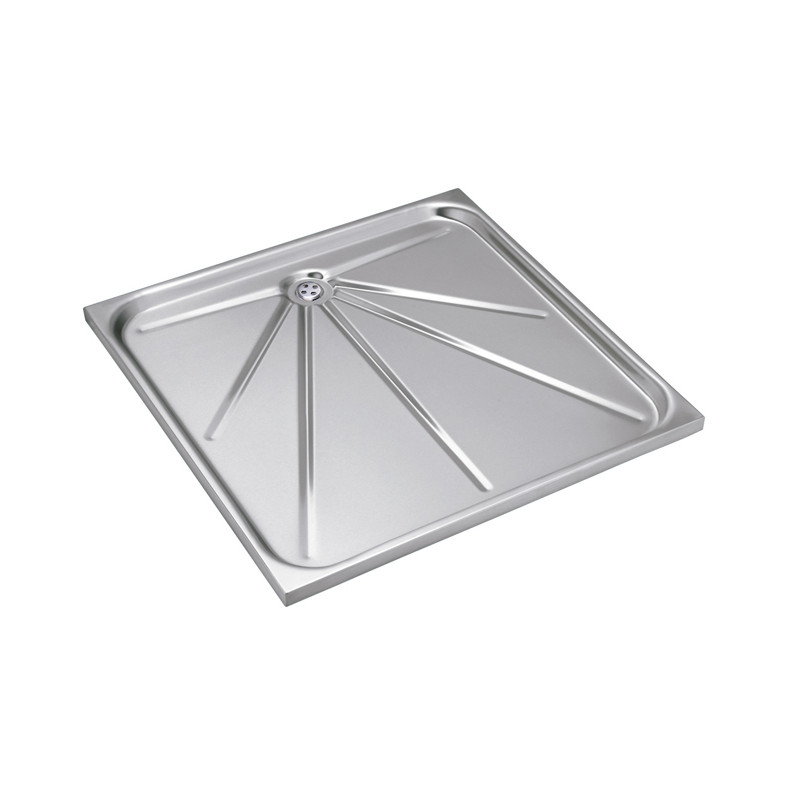 Photo Shower tray recessed in stainless steel vandal proof IN-327-TC