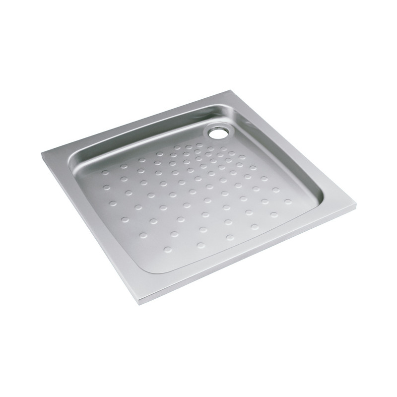 Photo Shower tray in stainless steel  recessed and seal IN-330
