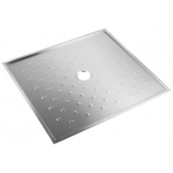 Extra flat shower tray stainless steel accessible People with Reduced Mobility