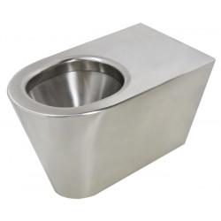 Stainless steel WC floor standing  ULTIMA vertical or horizontal outlet