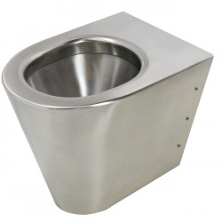 Floor standing WC stainless steel PRIMA horizontal outlet