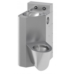 Miniature-0 Combi lavabo avec WC suspendu pour fixation frontale IN-3000