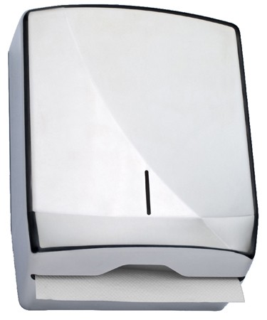 Stainless steel paper towel dispensers