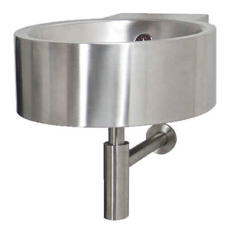 Stainless steel wall mounted fixation wash basin